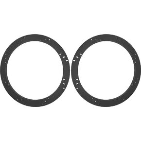 10" Subwoofer Speaker Spacers Depth Extender Extending Rings - 1" thick - ID: 9 1/8" OD: 10 7/8" - 1 Pair - SSK10XXK - Stackable - Perfect For Framing Fiberglass Enclosures in Saudi Arabia