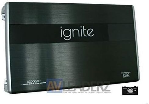 Ignite Audio R3000/1D, Class D Mono Block Car Amplifier - 6000 Watts Peak Power in Kuwait