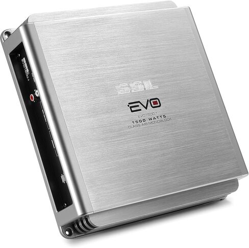 مختبرات Sound Storm EVO5000.1 EVO 5000 وات 1 أوم فئة مستقرة D مضخم صوت للسيارة أحادي الكتلة مع جهاز تحكم عن بعد في مضخم الصوت in Kuwait