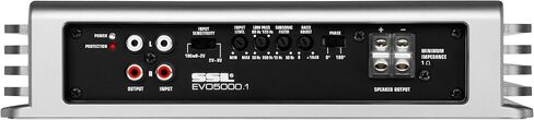 مختبرات Sound Storm EVO5000.1 EVO 5000 وات 1 أوم فئة مستقرة D مضخم صوت للسيارة أحادي الكتلة مع جهاز تحكم عن بعد في مضخم الصوت in Kuwait