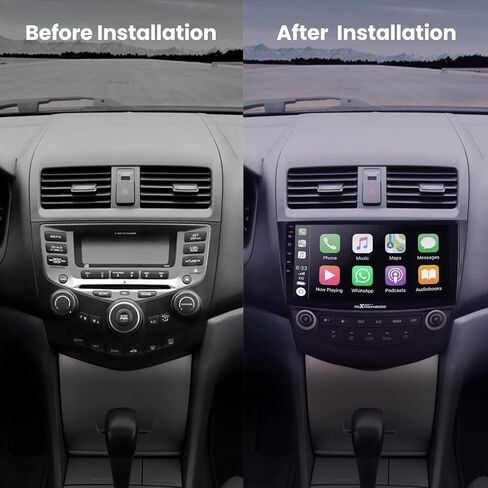 maXpeedingrods Car Stereo Radio for Honda Accord 7th 2003-2007, Wireless Apple Carplay Android Auto, 10.1 Inch IPS Touch Screen Head Unit, GPS Navigation, Bluetooth, WiFi, USB in Saudi Arabia