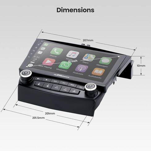 maXpeedingrods Car Stereo Radio for Honda Accord 7th 2003-2007, Wireless Apple Carplay Android Auto, 10.1 Inch IPS Touch Screen Head Unit, GPS Navigation, Bluetooth, WiFi, USB in Saudi Arabia