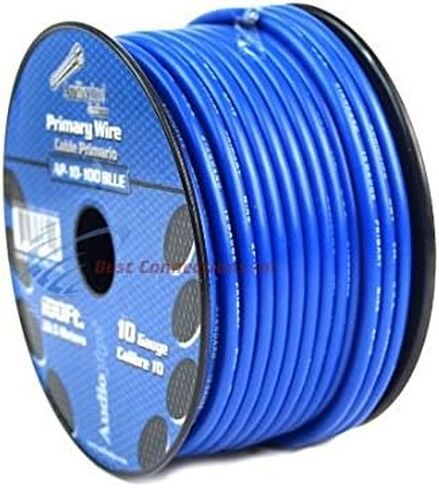 Audiopipe 10 Gauge Auto Primary Wire 100 Feet, AP-10-100 (Red) in Saudi Arabia