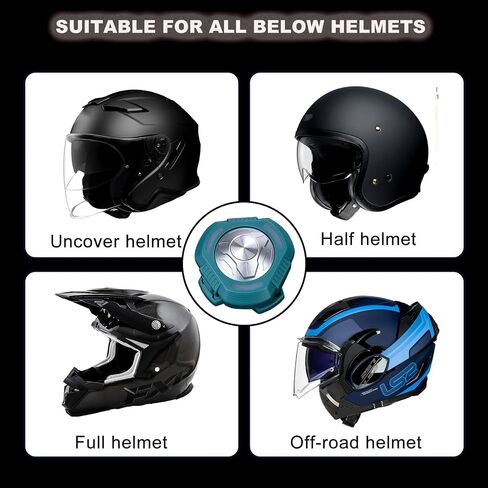 Motorcycle Bluetooth Vibration Helmet Speaker Bone Conduction Wireless Helmet Headset Headphone with DSP Nosie Cancellation Mic for Motorbike Skiing IP66 Waterproof (Black) in Saudi Arabia