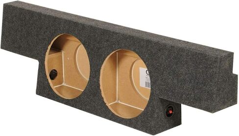 QPower Non HD Crew Cab Behind Seat Dual 10" Subwoofer Box in Saudi Arabia