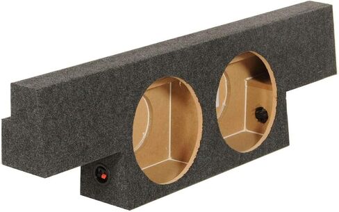 QPower Non HD Crew Cab Behind Seat Dual 10" Subwoofer Box in Saudi Arabia