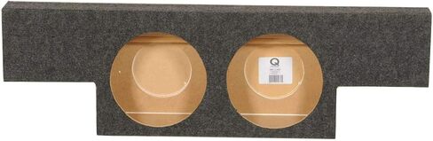 QPower Non HD Crew Cab Behind Seat Dual 10" Subwoofer Box in Saudi Arabia