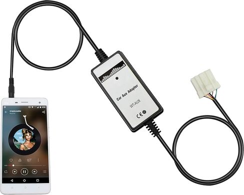 Yomikoo Car Audio AUX Input، Stereo CD Changer 3.5mm AUX Cable for Mazda 3 2004-2008، Mazda 5 2005-2009، Mazda 6 2002-2008، RX-8 2004-2006، CX-7 2007-2008، MPV 2002-2011 ، بريماسي 2002-2008 in Kuwait