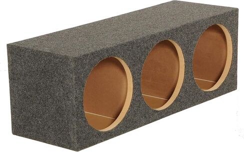 QPower HD12 12" Sealed Triple Car Audio Subwoofer Sub Box Enclosure in Saudi Arabia