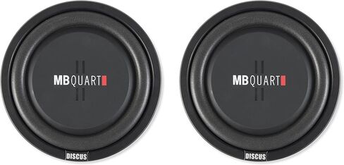 MB Quart 800 Watt 12 Inch Slim Shallow Subwoofer Speakers with Dual 4 Ohm Voice Coils for Car and Truck Audio Systems, 2 Pack in Saudi Arabia