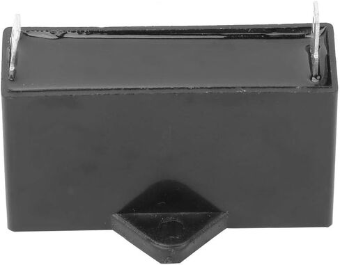 Capacitor, CBB61 350VAC 12UF High Voltage Motor Capacitor, for Gasoline Generator Starting Air Conditioning Motor Fan Motor, Black in Saudi Arabia