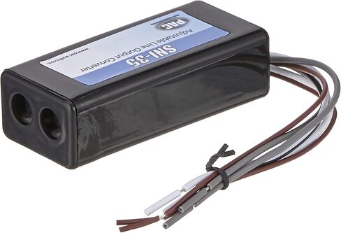 مضخم صوت ستيريو للسيارة بقناتين هرمي - 1000 وات ثنائي القناة قابل للتوصيل عالي الطاقة MOSFET & PAC SNI-35 محول خط LOC متغير 1.2x6.25x5.9 in Kuwait