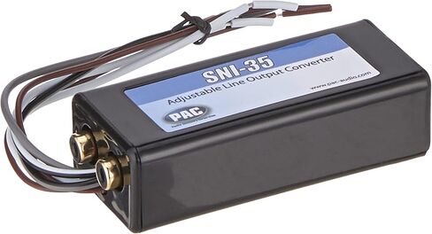 مضخم صوت ستيريو للسيارة بقناتين هرمي - 1000 وات ثنائي القناة قابل للتوصيل عالي الطاقة MOSFET & PAC SNI-35 محول خط LOC متغير 1.2x6.25x5.9 in Kuwait