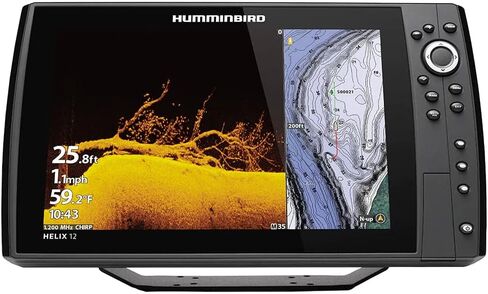 Humminbird 411440-1CHO Helix 12 Chirp MEGA DI+ GPS G4N CHO (Control Head Only) Fish Finder in Saudi Arabia