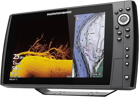 Humminbird 411440-1CHO Helix 12 Chirp MEGA DI+ GPS G4N CHO (Control Head Only) Fish Finder in Saudi Arabia