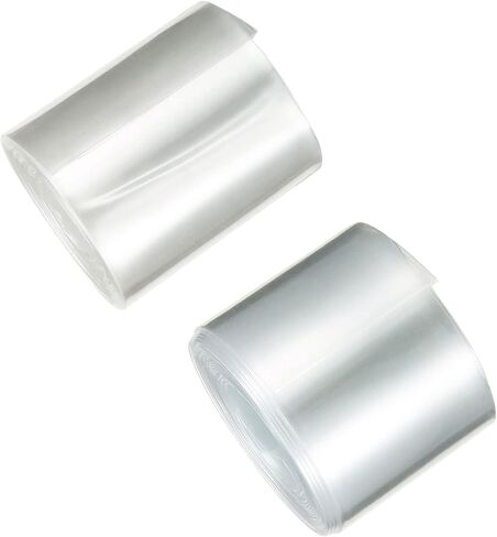 MECCANIXITY Battery Wrap PVC Heat Shrink Tubing 43mm and 56mm Flat 6.6ft Clear Good Insulation for 26650 AAA Battery in Saudi Arabia