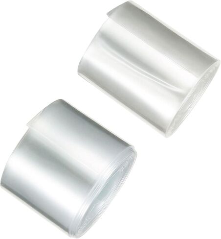 MECCANIXITY Battery Wrap PVC Heat Shrink Tubing 43mm and 56mm Flat 6.6ft Clear Good Insulation for 26650 AAA Battery in Saudi Arabia