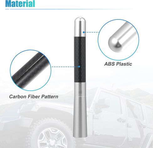 X AUTOHAUX Universal Car AM FM Radio Antenna Mast 12cm 4.7 Inch for Jeep in Kuwait