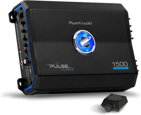 Planet Audio PL1500.1M Monoblock Car Amplifier - 1500 Watts, 2/4 Ohm Stable, Class A/B, Mosfet Power Supply in Saudi Arabia