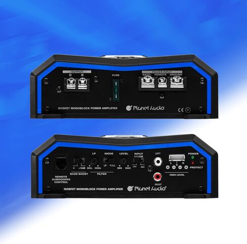Planet Audio PL1500.1M Monoblock Car Amplifier - 1500 Watts, 2/4 Ohm Stable, Class A/B, Mosfet Power Supply in Saudi Arabia