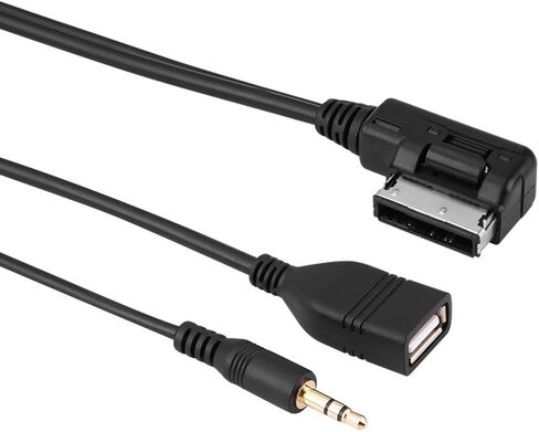 محول واجهة صوت وموسيقى USB، كيبل مساعد لصوت السيارة MP3، محول كيبل صوت AUX لسيارة مرسيدس بنز in Saudi Arabia