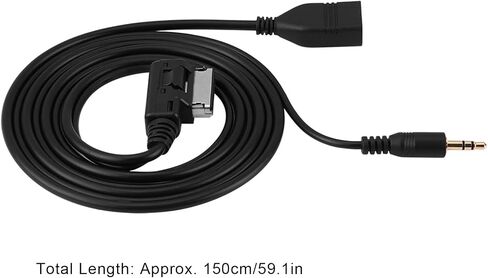 محول واجهة صوت وموسيقى USB، كيبل مساعد لصوت السيارة MP3، محول كيبل صوت AUX لسيارة مرسيدس بنز in Saudi Arabia