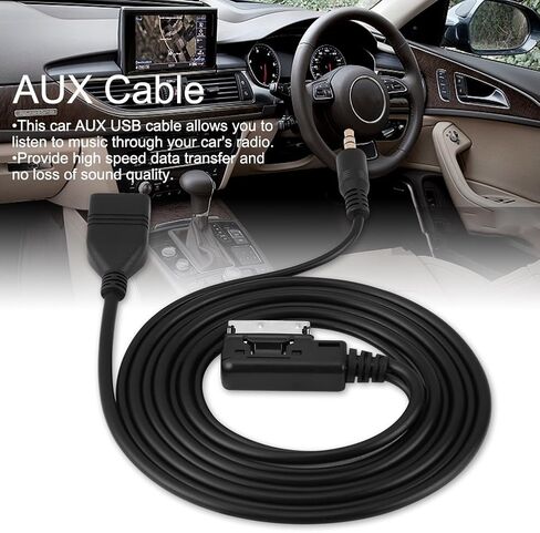 محول واجهة صوت وموسيقى USB، كيبل مساعد لصوت السيارة MP3، محول كيبل صوت AUX لسيارة مرسيدس بنز in Saudi Arabia