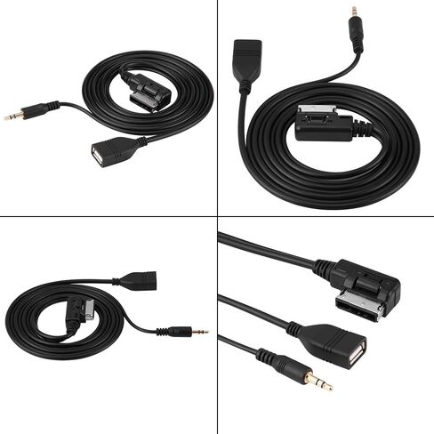 محول واجهة صوت وموسيقى USB، كيبل مساعد لصوت السيارة MP3، محول كيبل صوت AUX لسيارة مرسيدس بنز in Saudi Arabia