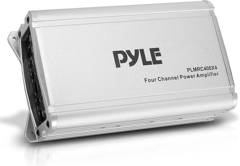 PyleUsa 4-Channel Weather-Resistant Audio Amplifier System - Class D Compact Designed Suit for Car, ATV, UTV, 4X4, Jeep, Motorcycle and Marine, and Any Other Weather Resistant Application in Kuwait