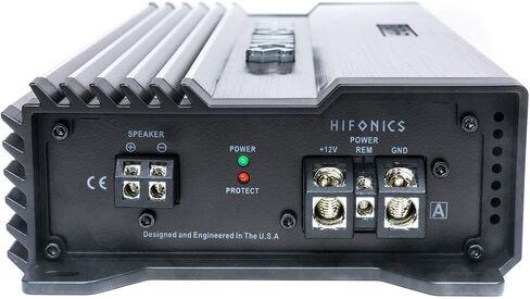 مضخم صوت للسيارة Hifonics A2500.5D Alpha 2500 Watt 5 Channel، مضخم صوت هجين Super D-Class مع مصدر طاقة MOSFET وجهاز تحكم عن بعد in Kuwait