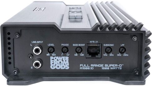 مضخم صوت للسيارة Hifonics A2500.5D Alpha 2500 Watt 5 Channel، مضخم صوت هجين Super D-Class مع مصدر طاقة MOSFET وجهاز تحكم عن بعد in Kuwait