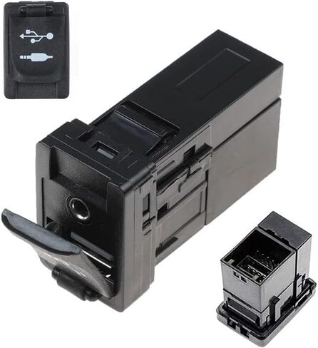 محول منفذ USB AUX من سويال 86190-0R010 متوافق مع تويوتا كامري كورولا راف 4 ياريس افالون سيينا او اي ام # 861900R010 مقبس صوت ستيريو اصلي مناسب لعام 2014 - 2017 هاي لاندر غاز 2013 in Kuwait