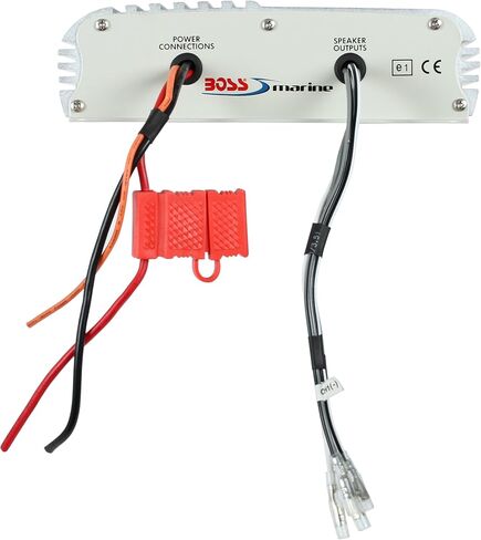 BOSS Audio Systems MR800 Marine Grade 800 Watt, 2 Channel, 2 4 Ohm Stable Class AB, Full Range, Bridgeable, Mosfet Power Supply Amplifier with Remote Subwoofer Control in Saudi Arabia