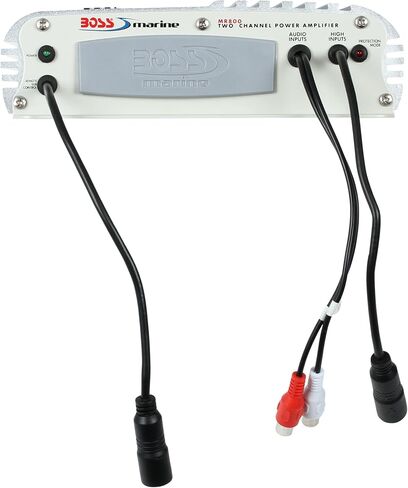 BOSS Audio Systems MR800 Marine Grade 800 Watt, 2 Channel, 2 4 Ohm Stable Class AB, Full Range, Bridgeable, Mosfet Power Supply Amplifier with Remote Subwoofer Control in Saudi Arabia