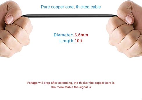 Pixelman 2.5mm Male to Female Backup Camera Extension Cable,6.5ft Rear View Camera Extension Cord for Dash Cam Mirror Cam Rearview Camera,Reverse Camera Wire for Car Pickup Truck SUV Van Rv Trailer in Kuwait