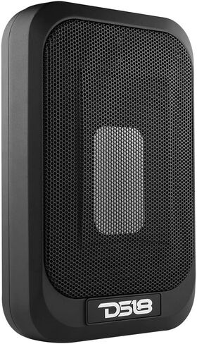 DS18 SQBASSx2 7x9 UnderSeat Slim Amplified Car/Truck Subwoofer with a 4x6 Passive Radiator 1200W Peak Power / 230W RMS - Remote BASS Knob Included - Powered Sub in Ported Enclosure for Tight Spaces in Saudi Arabia