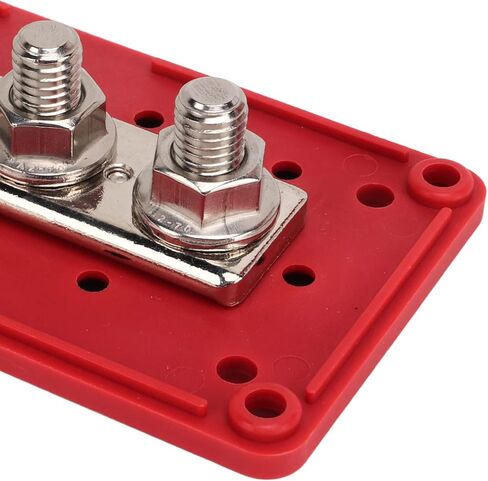 300A Bus Bar 5/16 تصميم الوحدة الثقيلة BusBar Box كتلة توزيع الطاقة 48V 4X M8 محطة ترصيع البطارية تقاطع كتلة لشاحنة البطارية البحرية RV in Kuwait