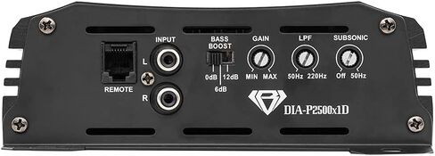 بلاك دايموند DIA-P2500X1D مضخم صوت أحادي الكتلة فئة D 1 قناة 2500 وات RMS in Kuwait