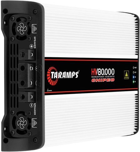 Taramps HV 80.000 Chipeo Class D 1 Channel 80000 Watts RMS at 0.5 Ohm, High Voltage Amplifier, Monoblock, Power Competition Sub-bass to Mid-High Car Audio System in Kuwait