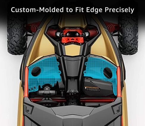 A & UTV PRO Front Dash Speaker Pods, 6.5 inch Speaker Enclosure Panels for 2017-2023 Can Am Maverick X3 / X3 Max Stereo System in Kuwait