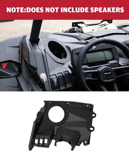 A & UTV PRO Front Dash Speaker Pods, 6.5 inch Speaker Enclosure Panels for 2017-2023 Can Am Maverick X3 / X3 Max Stereo System in Kuwait