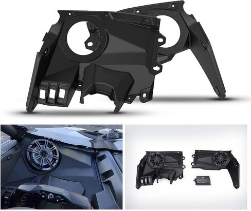 A & UTV PRO Front Dash Speaker Pods, 6.5 inch Speaker Enclosure Panels for 2017-2023 Can Am Maverick X3 / X3 Max Stereo System in Kuwait