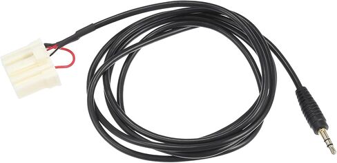 uxcell AUX 3.5mm Cable Connect MP3 Phone Audio to Car Player CD Interface Adapter Cable for Mazda 2 3 5 6 2006-2013 in Saudi Arabia
