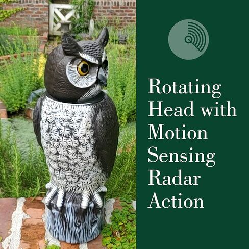 Radar Action Tiger OWL™ - Motion Sensing Natural Predator Scarecrow in Saudi Arabia
