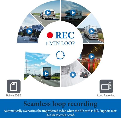 Magnetic Solar RV Trailer Wireless Backup Camera HD 1080P 9'' DVR Monitor, Easy Setup Plug and Play for Furrion Pre-Wired System Recording, Truck Back Up Camera for Hitch Towing Travel Camper in Kuwait