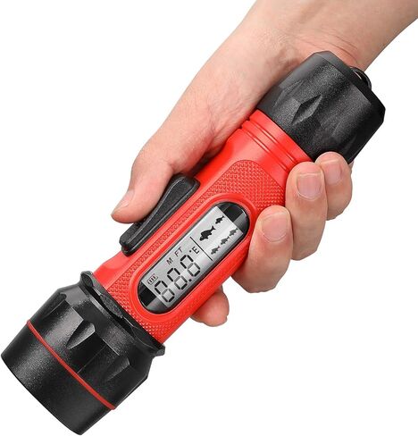 Handheld Sonar Depth Finder, AdaLov Portable Ice Fish Finder with Temperature, Depth Sonar Transducer Fishing Finder LCD Display Handheld Waterproof Fish Detecto, 300 Feet in Kuwait