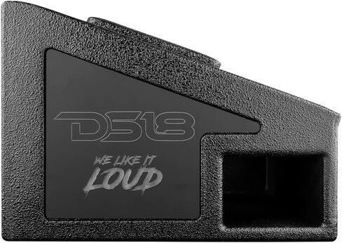 DS18 ENS-JGL28 Subwoofer Enclosure Compatible with Jeep Gladiator 2X 8 Double Ported Vented Box - Underseat Premium Subwoofer Box MDF (Medium Density Fiberboard) Material - Subwoofers not Included in Saudi Arabia