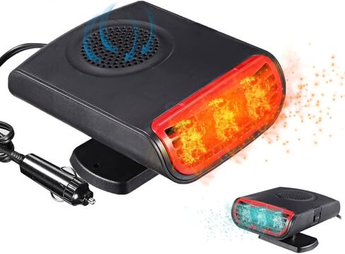 Pevor 3 in1 Portable Car Heater & Cooling & Air Purifier Windshield Defroster Demister 12V 150W in Kuwait
