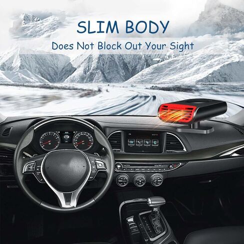 Pevor 3 in1 Portable Car Heater & Cooling & Air Purifier Windshield Defroster Demister 12V 150W in Kuwait