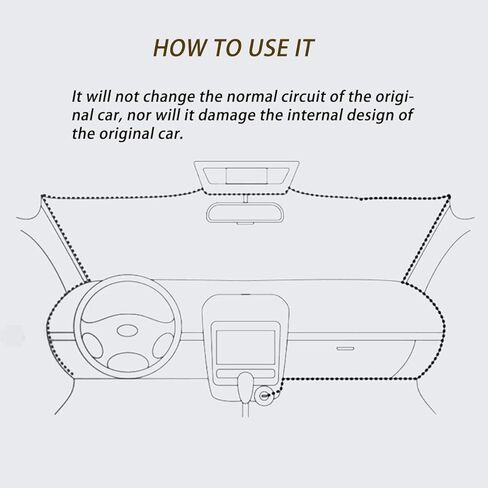 كواكس مروحة سيارة USB 12/24 فولت لمرآة الرؤية الخلفية الداخلية للسيارة، مروحة تبريد للسيارة قابلة للتعديل 360 درجة لسيارات الدفع الرباعي وسيارات ار في والفان in Kuwait